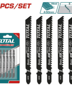 TOTAL - SET LAME FIERASTRAU PENDULAR PENTRU LEMN 74MM 8TPI - 5 BUC