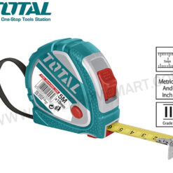 TOTAL - RULETA 5M X 19MM - BUTON 3 FUNCTII