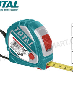 TOTAL - RULETA 5M X 19MM - BUTON 3 FUNCTII