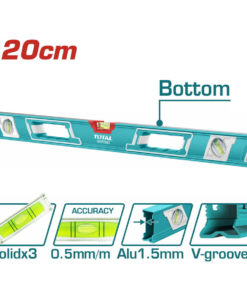 TOTAL - Nivela cu bula - 120cm - precizie 0,5mm (INDUSTRIAL)