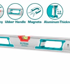TOTAL - NIVELA MAGNETICA CU BULA - 80CM (INDUSTRIAL)
