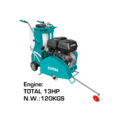 TOTAL - MASINA DE DEBITAT BETON/ASFALT 13CP, 120KG, ADANCIME MAX 14CM, DIAMETRU DISC 30-45 CM
