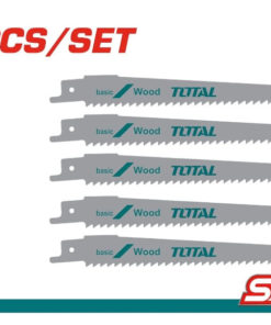 TOTAL - SET LAME FIERASTRAU SABIE PENTRU LEMN 150MM 6TPI - 5 BUC