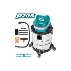 TOTAL - ASPIRATOR 20L - 8.0KPA - LI-ION - 20V NEW