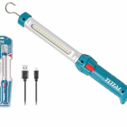 TOTAL - LAMPA PORTABILA CU LED - BATERIE REINCARCABILA LI-POLIMER  - 3.5W