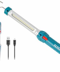 TOTAL - LAMPA PORTABILA CU LED - BATERIE REINCARCABILA LI-POLIMER  - 3.5W