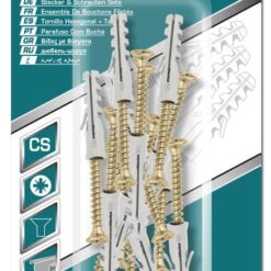 TOTAL - SET DIBLURI CU SURUBURI - ST4.0X40MM - DIBLU-6X30MM - 15 BUC