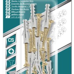 TOTAL - SET DIBLURI CU SURUBURI - ST5.0X50MM - DIBLU-8X40MM - 10 BUC
