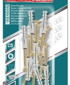 TOTAL - SET DIBLURI CU SURUBURI - ST5.0X50MM - DIBLU-8X40MM - 10 BUC