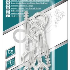 TOTAL - SET DIBLURI CU SURUBURI CU OCHI INCHIS 5.0X75MM - DIBLU - 8X40MM - 6BUC