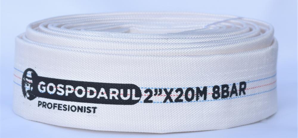 Furtun pompieri - PVC panzat - 2'' - ø 50mm - 8 Bar - tip C - 20m