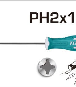 TOTAL - SURUBELNITA PHILLIPS- PH2 - 6.0MM - 125MM-(INDUSTRIAL)