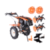 Motocultor 10CP, 418CC + plug reversibil mare + roti metal