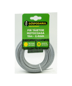 Fir taietor cu insertie metalica 15m - 2.4mm (sectiune rotunda) (MC)