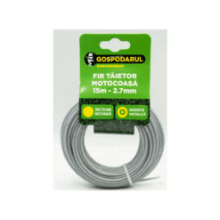 Fir taietor cu insertie metalica 15m - 2.7mm (sectiune rotunda) (MC)