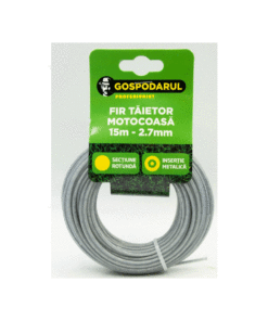 Fir taietor cu insertie metalica 15m - 2.7mm (sectiune rotunda) (MC)