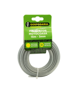 Fir taietor cu insertie metalica 15m - 3mm (sectiune rotunda) (MC)