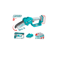 TOTAL - FIERASTRAU TAIERE CRENGI - 5"(13cm) 20V (INCLUDE ACUMULATOR SI INCARCATOR)