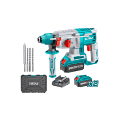 TOTAL - CIOCAN ROTOPERCUTOR -2,5J 20V LI-ION (INCLUDE ACUMULATOR SI INCARCATOR)