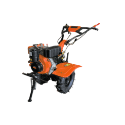 Motocultor DETOOLZ 7CP 280CC, motorina, 4T, 3 viteze, pornire manuala, cu roti