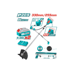 TOTAL - MOTOCOASA SI TRIMMER 40V- LI-ION (INCLUDEACUMULATOR SI INCARCATOR)