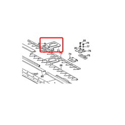 PLACA SUPERIOARA PENTRU LAMA ROTAKT TC-87 (321020211/6)