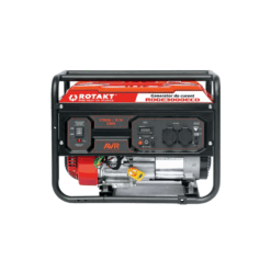 Generator De Curent Rotakt ROGE3000ECO 2.8KW, AVR, Benzina 7CP, Iesire 230V / 12V