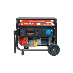 Generator De Curent Rotakt ROGE6000 6kw, Benzina, 15CP, AVR, Iesire 230V / 12V