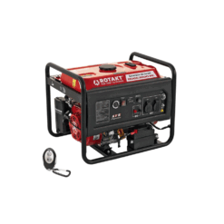 Generator de Curent Pe Benzină Rotakt ROGE3000RC 3.0kW, AVR, Voltmetru, Iesire 12V, Consum de 1,09L/oră oră, Pornire Electrică