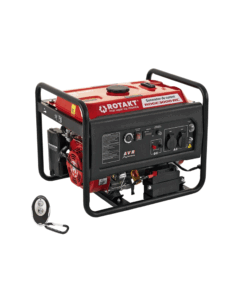 Generator de Curent Pe Benzină Rotakt ROGE3000RC 3.0kW, AVR, Voltmetru, Iesire 12V, Consum de 1,09L/oră oră, Pornire Electrică