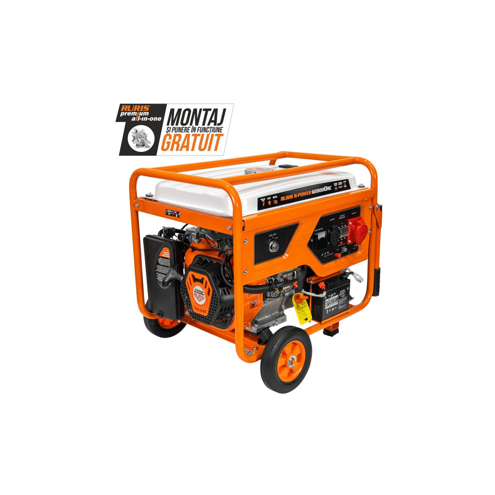 Generator curent RURIS R-Power GE 8000 RC 15 CP monofazat - 7.5 kW