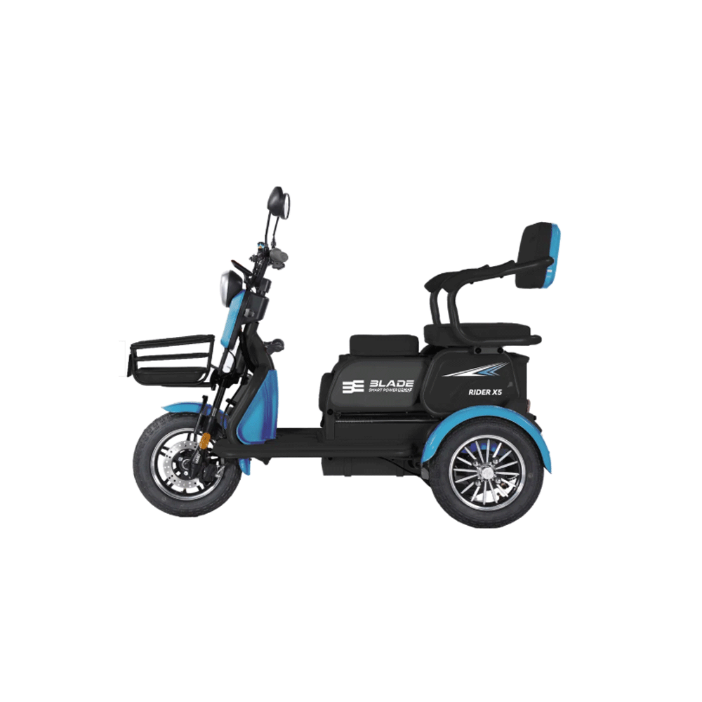 BLADE - TRICICLU PERSOANE 1200W - VIVA 14 - ALBASTRU+NEGRU