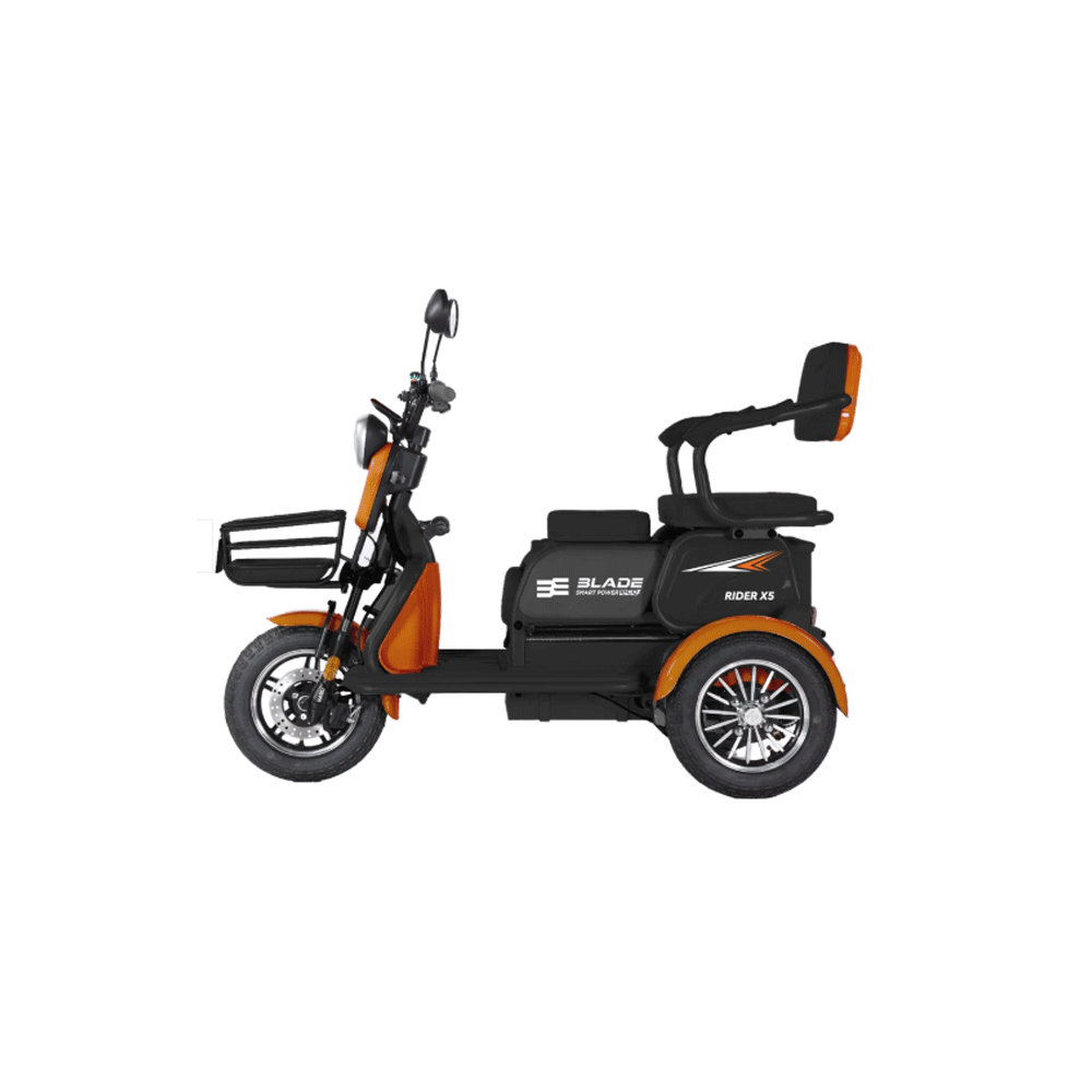 BLADE - TRICICLU PERSOANE 1200W - VIVA 14 - PORTOCALIU+NEGRU